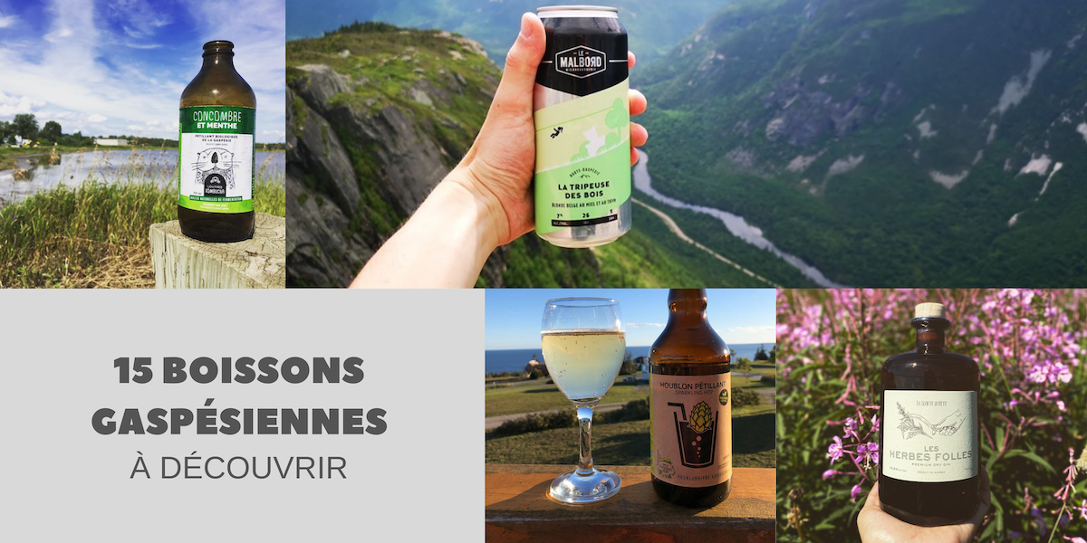 15 boissons gaspésiennes à découvrir