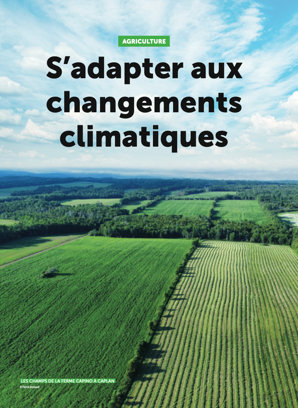 S’adapter aux changements climatiques