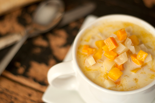 Soupe de légumes d'hiver